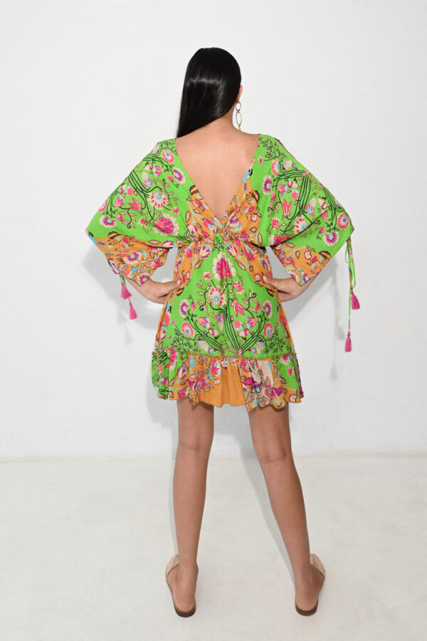 MARRAKESH STAR VESTIDO CORTO VERDE