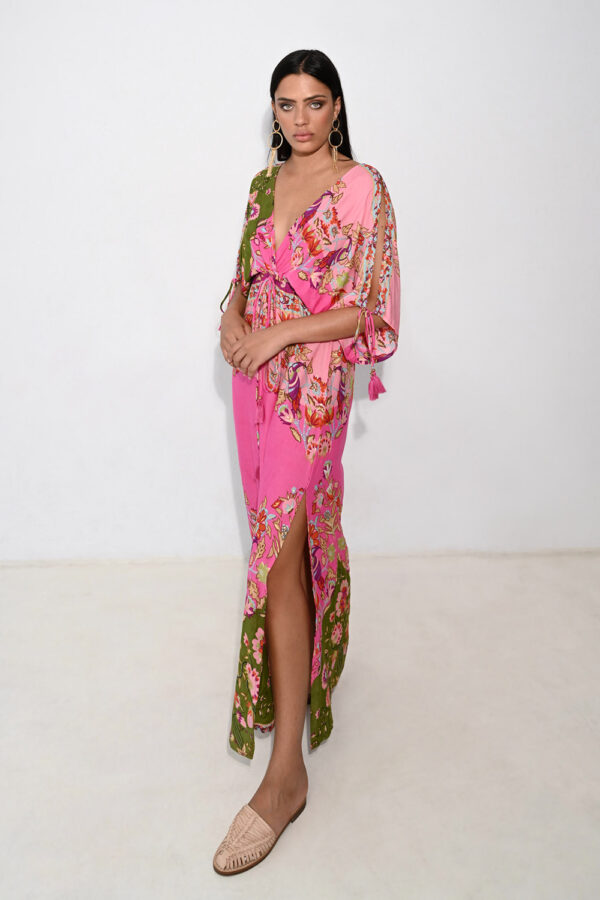 MARRAKESH STAR VESTIDO LARGO ROSA